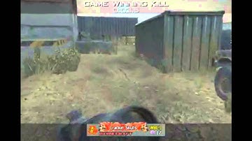 MW3:awesome wall bounce throwing knife kill