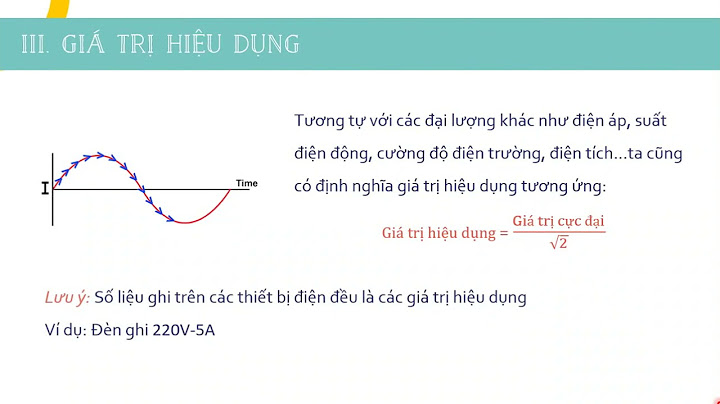 Giá trị trung bình giá trị hiệu dụng năm 2024