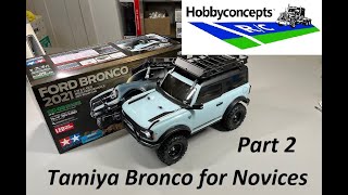 Tamiya 1/10 Ford Bronco for Novices - Part 2 Body