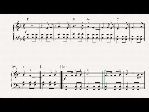 En el portal de Belén al piano, vídeo de Música y Maestro