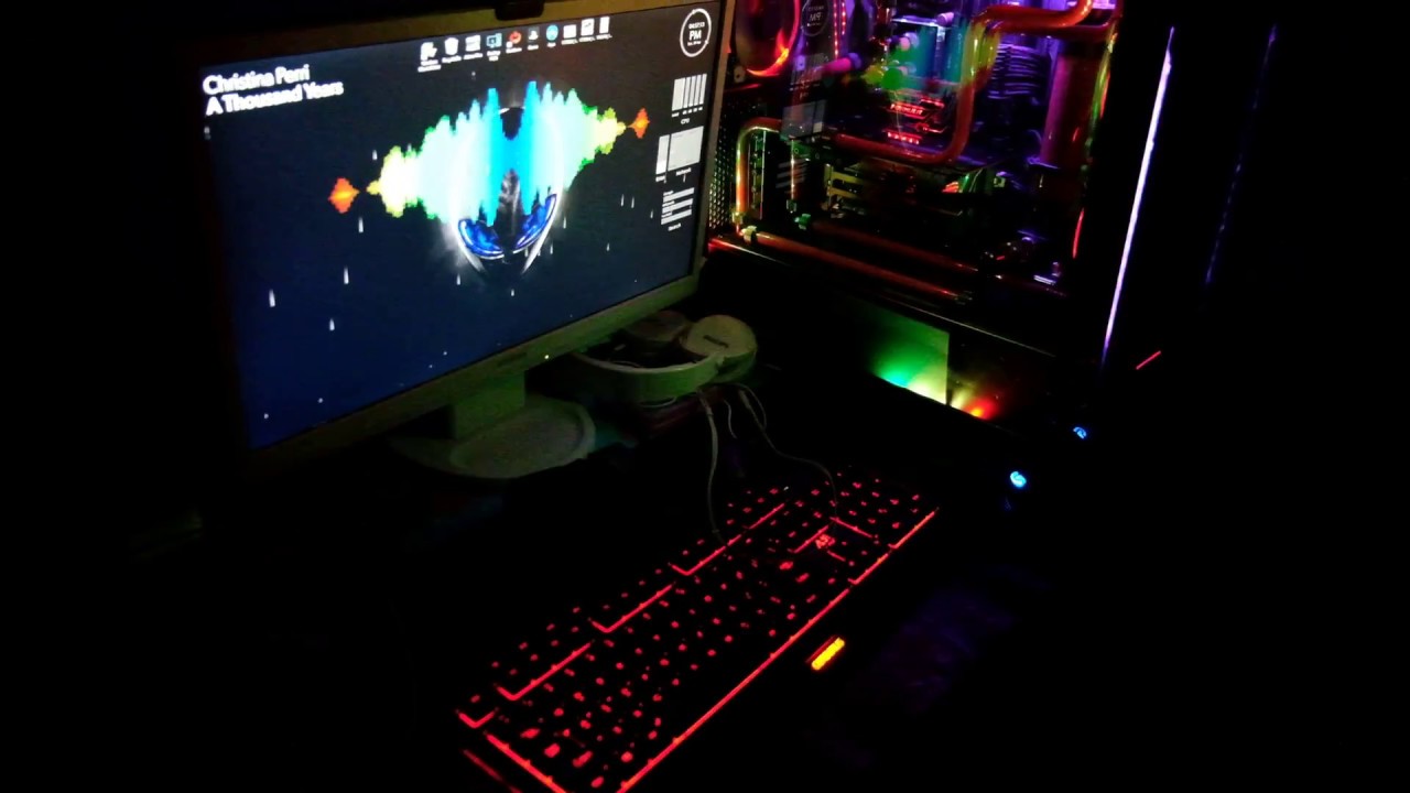 Watercool PC || Phanteks Evolve TG || Maximus VIII Formula || Rainmeter