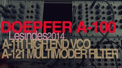 DOEPFER A-100 Modular System w Legacy Filter