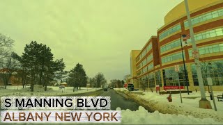A short tour drive around s manning blvd Albany, ny 