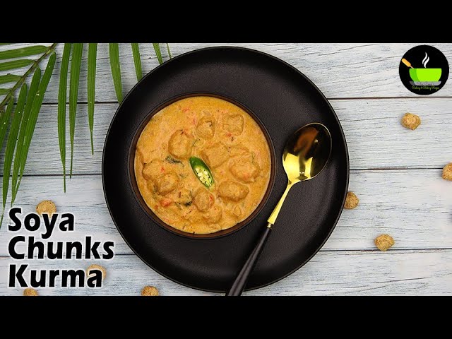 Soya Chunks Kurma | Meal Maker Kurma | Side Dish For Chapati | Soya Chunks Recipes | Meal Maker | She Cooks