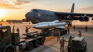Iran Panic! US B-52 Stratofortress Bombers Test New AGM-86B Missiles Over the Middle East