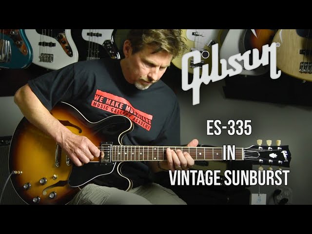 Gibson ES-335 in Vintage Sunburst | Demo with Bill Uhler - YouTube