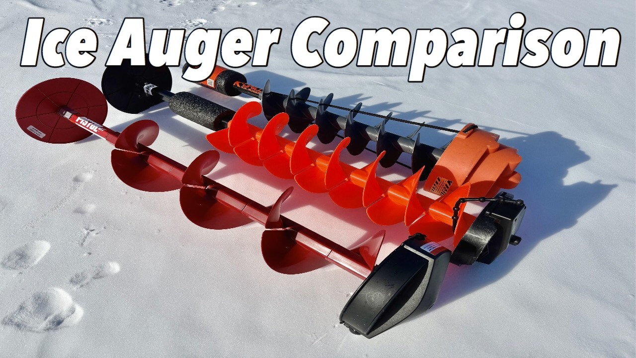K Drill, Eskimo Pistol Bit, and TEMU Ice Auger Comparison!