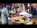 Breakfast street food in afghanistan  subha ka nashta in afghanistan