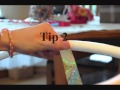 How to: Tape &amp; Unwrap Hoops [Quick Tips]