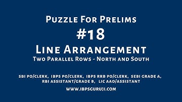 Puzzle For Prelims 18 - Line Arrangement - Two Parallel Rows