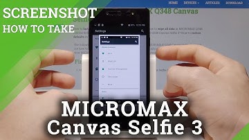 MICROMAX Canvas Selfie 3 HOW TO TAKE SCREENSHOT