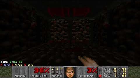 Nine Inch Nails logo in Ultimate DOOM Episode 4 - Thy Flesh Consumed