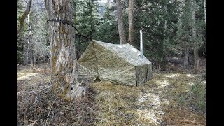 Hammock Hot Tent, Dog, Moose, Nov 2017