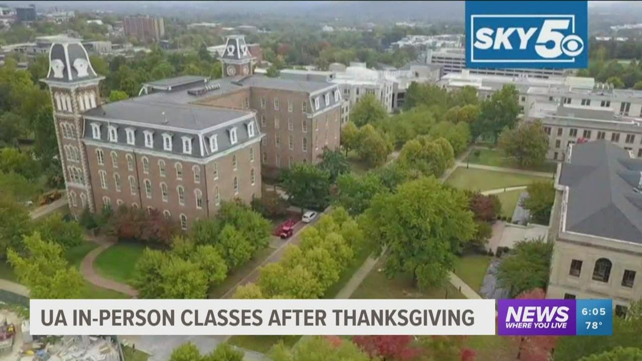 University of Arkansas to Continue InPerson Classes Following