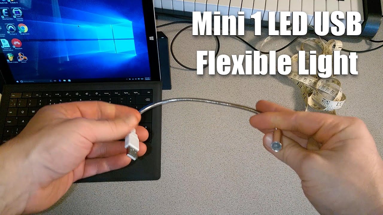 Mini 1 LED USB Flexible Light - Review/Demo 