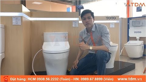 TDM.VN | Review bồn cầu Ecowasher TOTO MS885DE4 - Bàn cầu rửa cơ MS885E4 không dùng điện