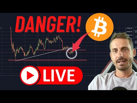 ⁣?DANGER FOR BITCOIN! HERE IS WHY.. (Live Analysis)