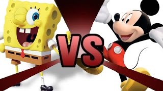 SPONGEBOB SQUAREPANTS vs MICKEY MOUSE Cartoon Fight Club Episode 6