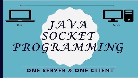 Client Server Program In Java Using Sockets - One Way