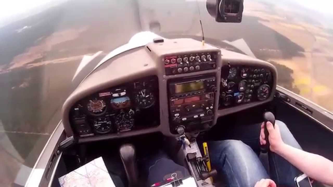 Departure at LOXN with a Diamond HK-36 [Cockpit View]+LiveATC "FB537B"