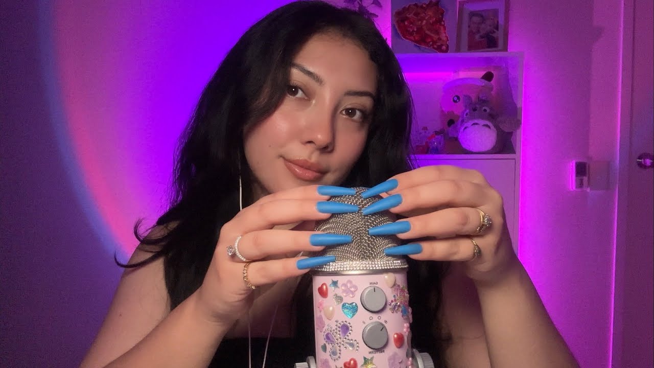 Bare mic tapping and scratching ASMR