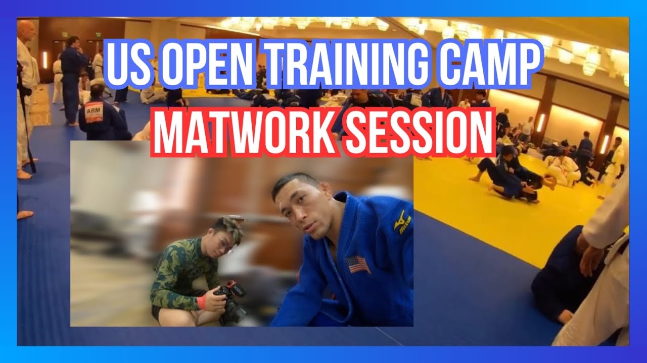 Judo Training Camp Vlog US Open 2023 Matwork/BJJ Session YouTube