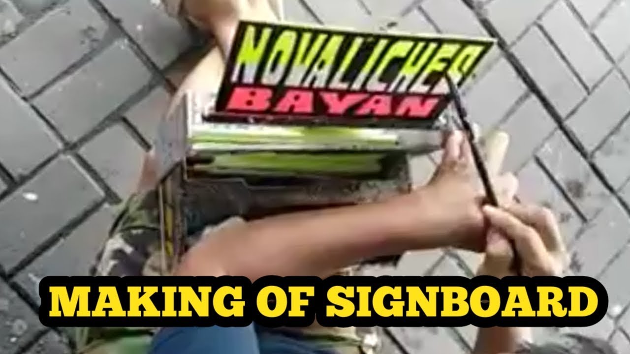 Making of jeep and bus sign board.. ganito lang pala kabilis. Kahit