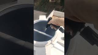 self cleaning tank