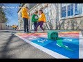 À Preuilly sur Claise en France - Jeux de plein air pour enfants -matériau thermocollant préfabriqué