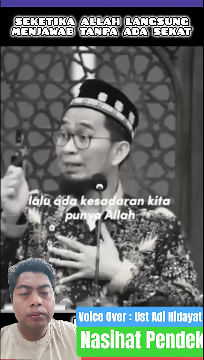 SEKETIKA ALLAH LANGSUNG JAWAB TANPA SEKAT #shorts #nasihatpendek #ustadzadihidayat