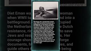 She was captured by the Gestapo but survived the Vught concentration camp
