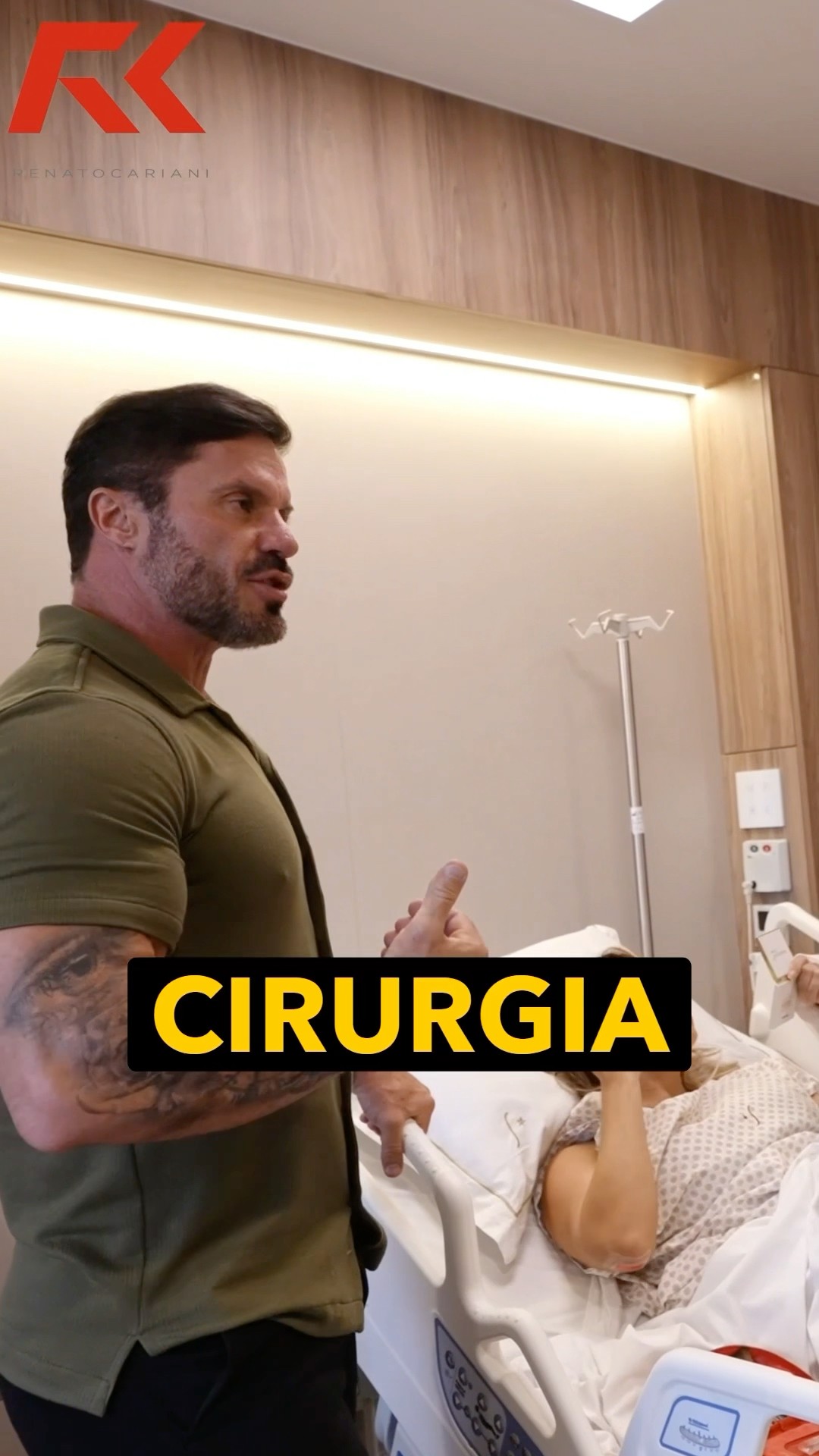 RENATO EXPLICA SOBRE A CIRURGIA DE TATI CARIANI! #renatocariani #taticariani #cirurgia #diastase