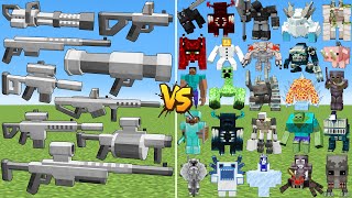 What MrCrayfish's Gun Can Defeat The Most New Bosses in Minecraft?