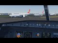Super HEAVY Turkish A330 Arrival &amp; Approach at Istanbul | Insane Taxi Time 