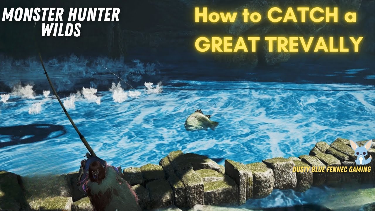MONSTER HUNTER: How to CATCH a GREAT TREVALLY WHOPPER For Kanya's quest