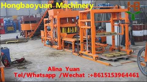 QTJ4-25 Hydraulic color paver bricks making machine