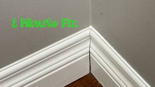 How To Permanently Fix Baseboards Cracks! by The Funny Carpenter 100,286 views 3 months ago 5 minutes, 43 seconds