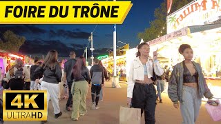 Foire du trône Paris 2023 4K France Walking Tour 【4K, 60fps】The largest funfair in France 🇫🇷