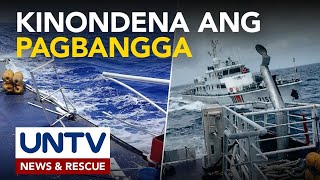 DFA at NMC, kinondena ang pagbangga ng CCG sa BFAR vessel sa West Philippine Sea