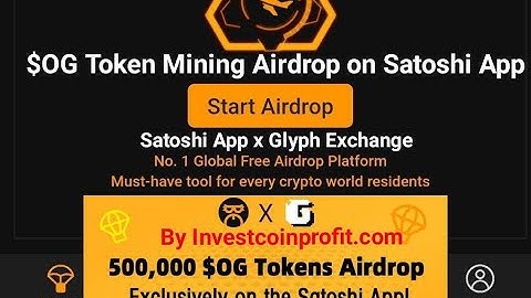 🪂 Satoshi App New Airdrop Claim 500K Total Coin How to Claim OG Airdrop By Crypto Airdrop ||