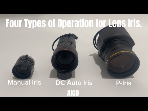 Four Types of Operation for Lens Iris
