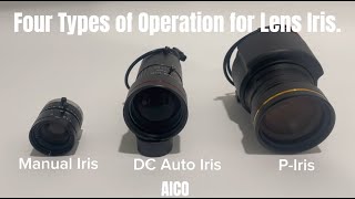 Four Types of Operation for Lens Iris