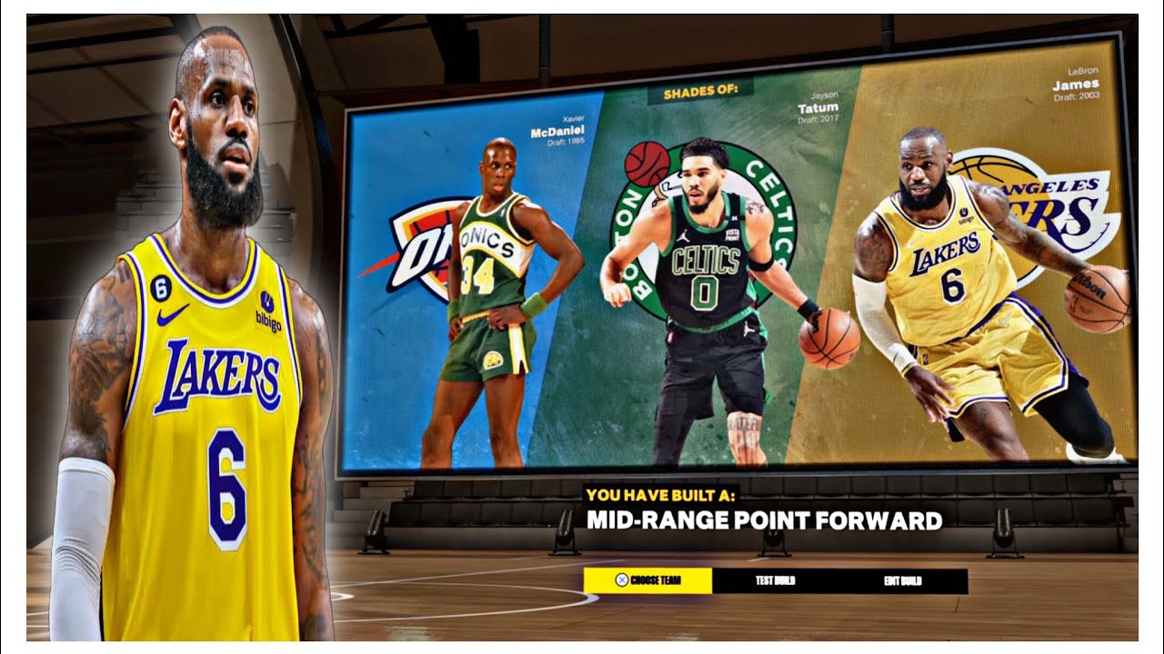 THIS 6'10 MID RANGE POINT FORWARD BUILD NBA 2K23 NEXT GEN IS CRAZY (3PT