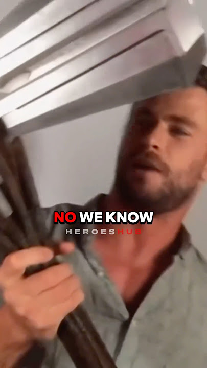 Chris Hemsworth STOLE Mjölnir Hammer From The Set Of Thor