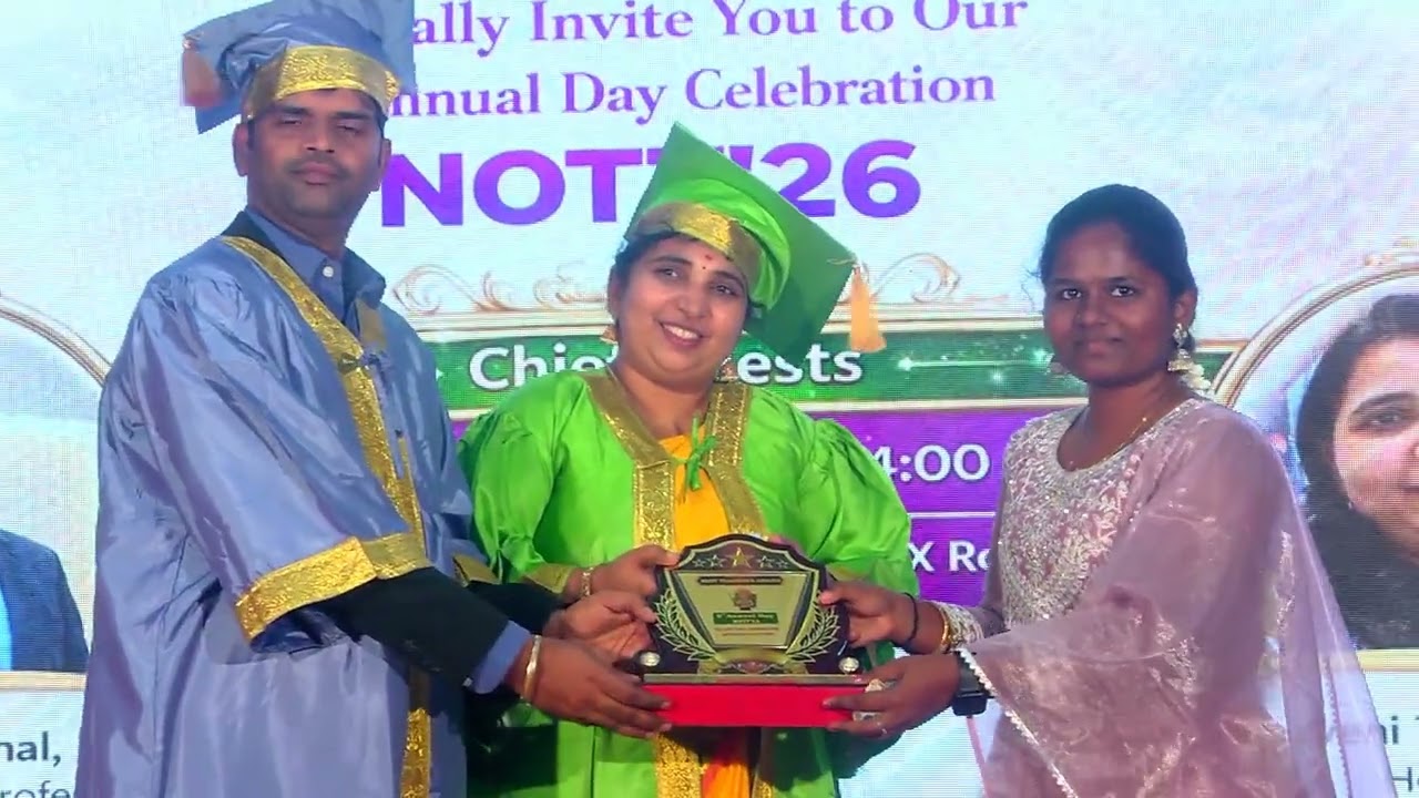 Best Teacher and Supporter Award 2026 - Notty Kidz