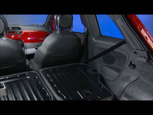 2012 Fiat 500 | Folding Rear Seats - YouTube