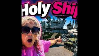 Roxy Sets Sail On A War Ship… IRL