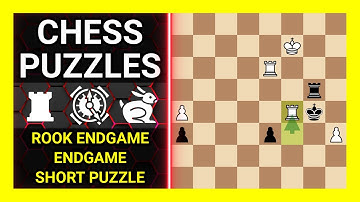 Chess Puzzles to Practice. Themes: Rook endgame, Endgame, Short puzzle. Learn Chess