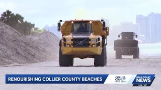 Beach renourishment underway at Pelican Bay and Vanderbilt Beach