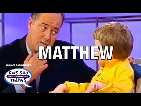 FULL INTERVIEW Matthew - Kids Say the Funniest Things - Michael Barrymore